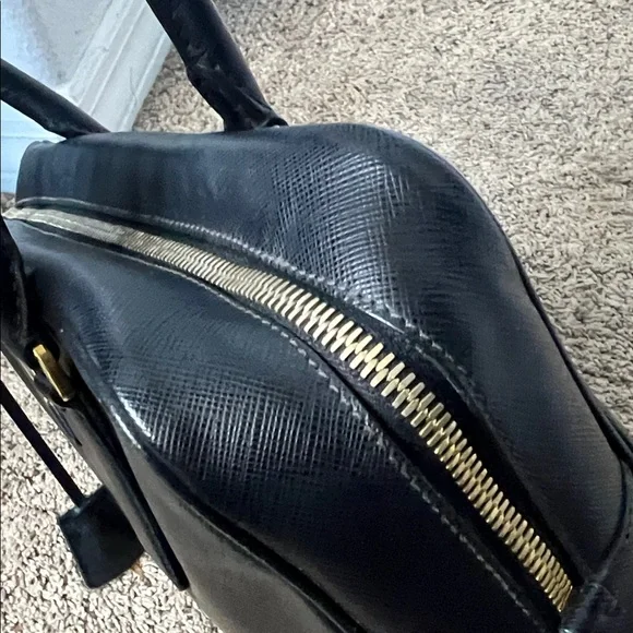 3284 Prada Black Saffiano Leather Tote - Picture 6 of 13
